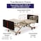 Medacure Expandable Split Frame Bariatric Bed, Fully Electric with ProEx 48 Mattress  Mahagony MC-LXBARISFMH1KA - alternate 7
